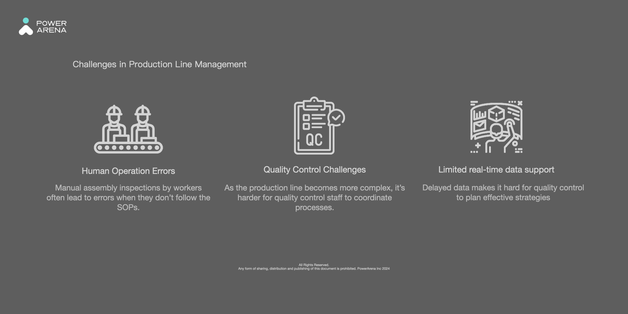 Challenges in Production Line Management