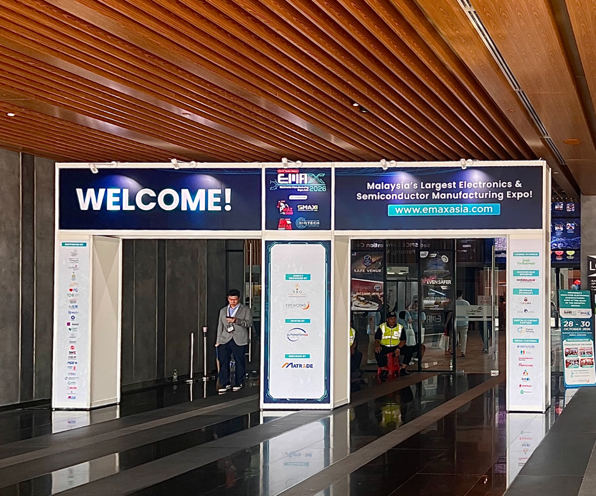 EMAX 2026 entrance at Setia SPICE Convention Centre, Penang